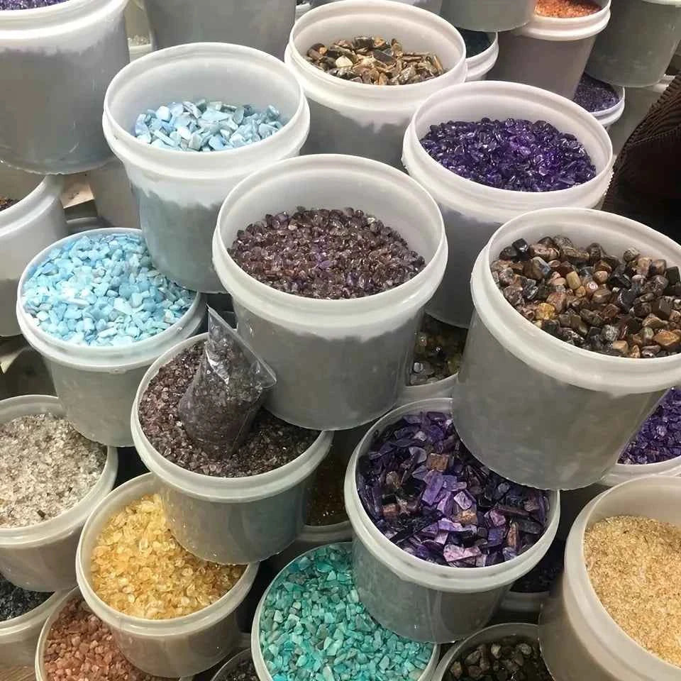 Natural Gemstone Crystal Chips | 7–9mm