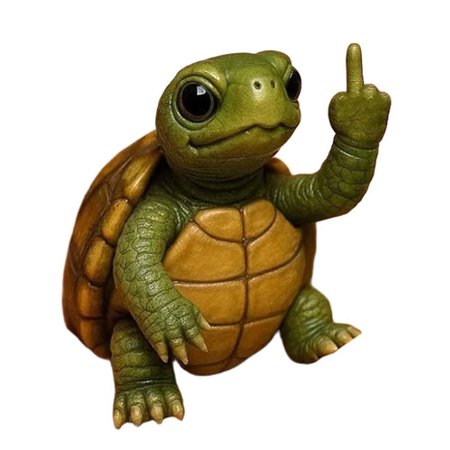 Sassy Middle Finger Animal Figurine