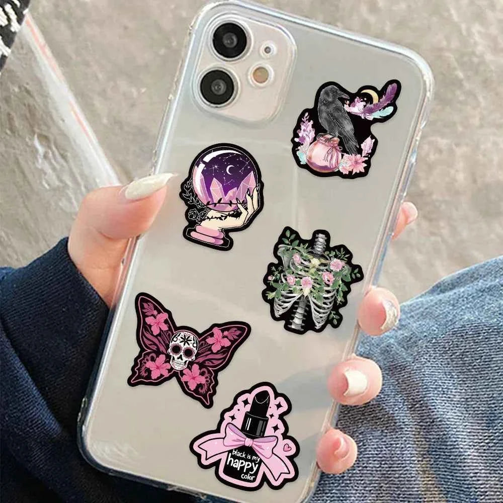 Witchy Moon Sticker Pack – 50 Pieces