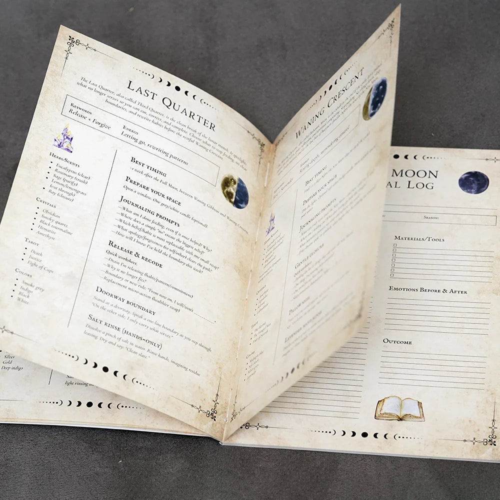 Moon Magic Journal & Lunar Spellbook – product view 5