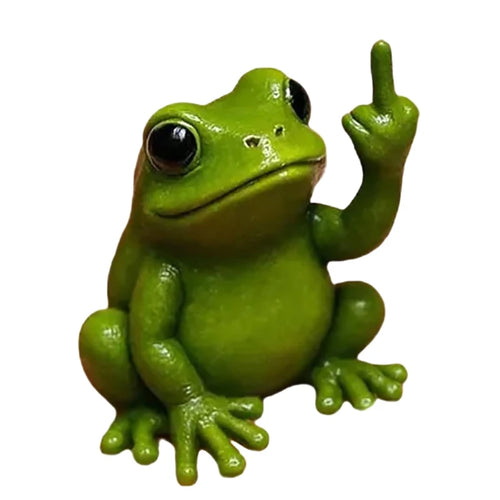 Sassy Middle Finger Animal Figurine