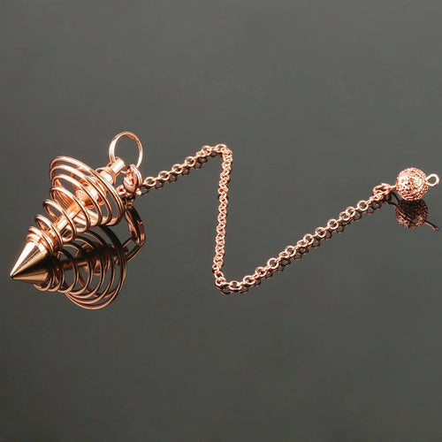 Copper Metal Pendulum for Divination & Energy Work