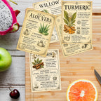 Vintage Herbal Grimoire Cards – 30-Piece Set – product view 2