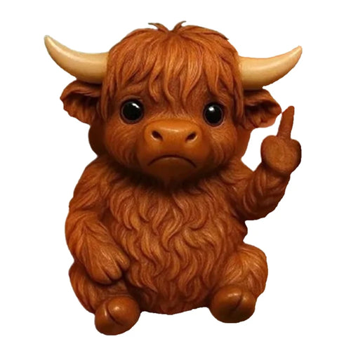Sassy Middle Finger Animal Figurine
