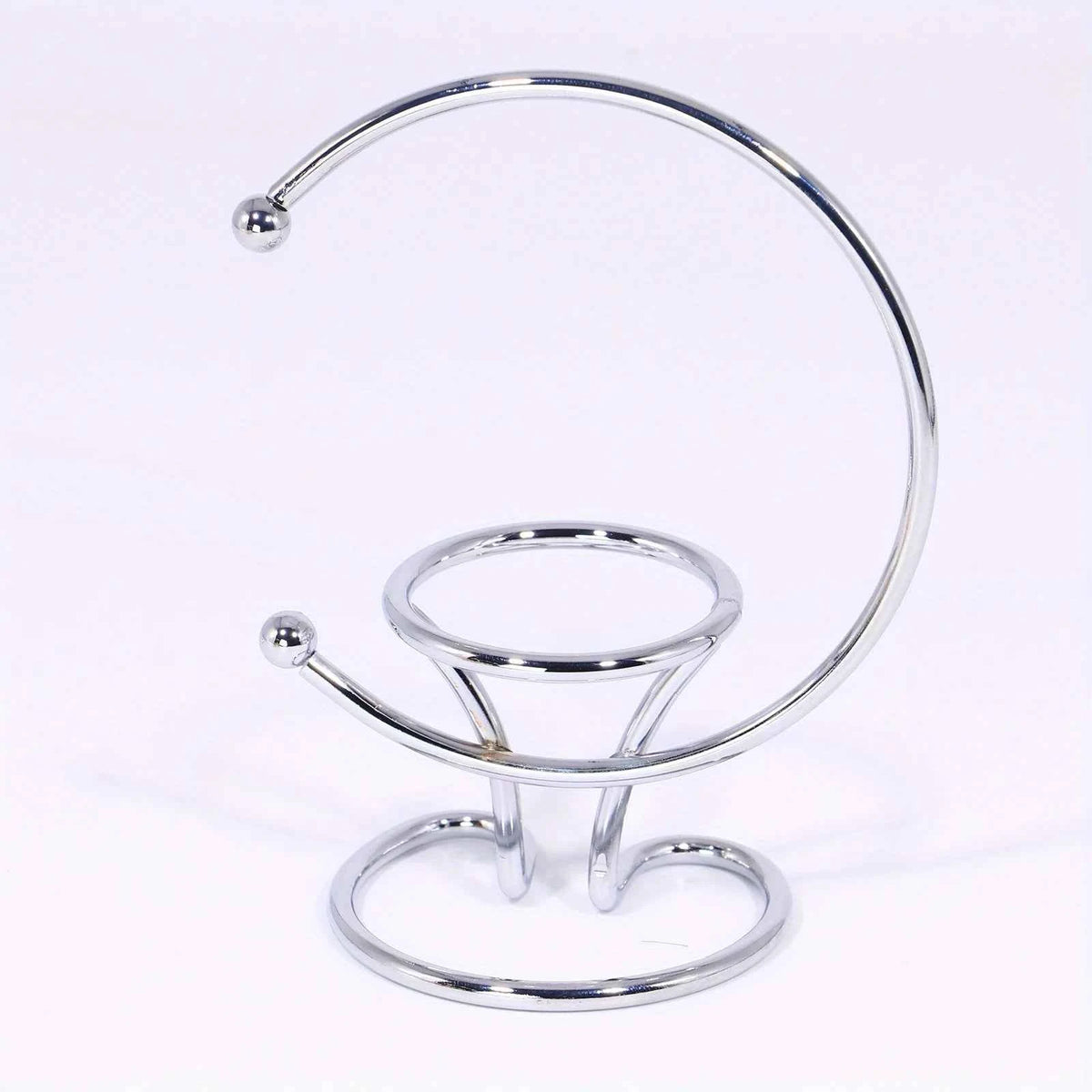 Two-Sphere Metal Crystal Display Stand