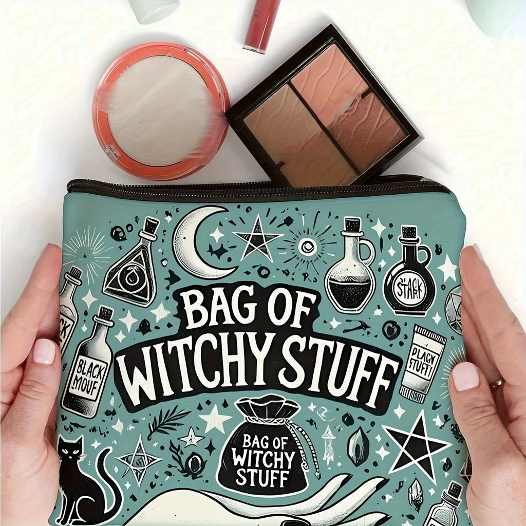 Mystical Mushroom Makeup Bag