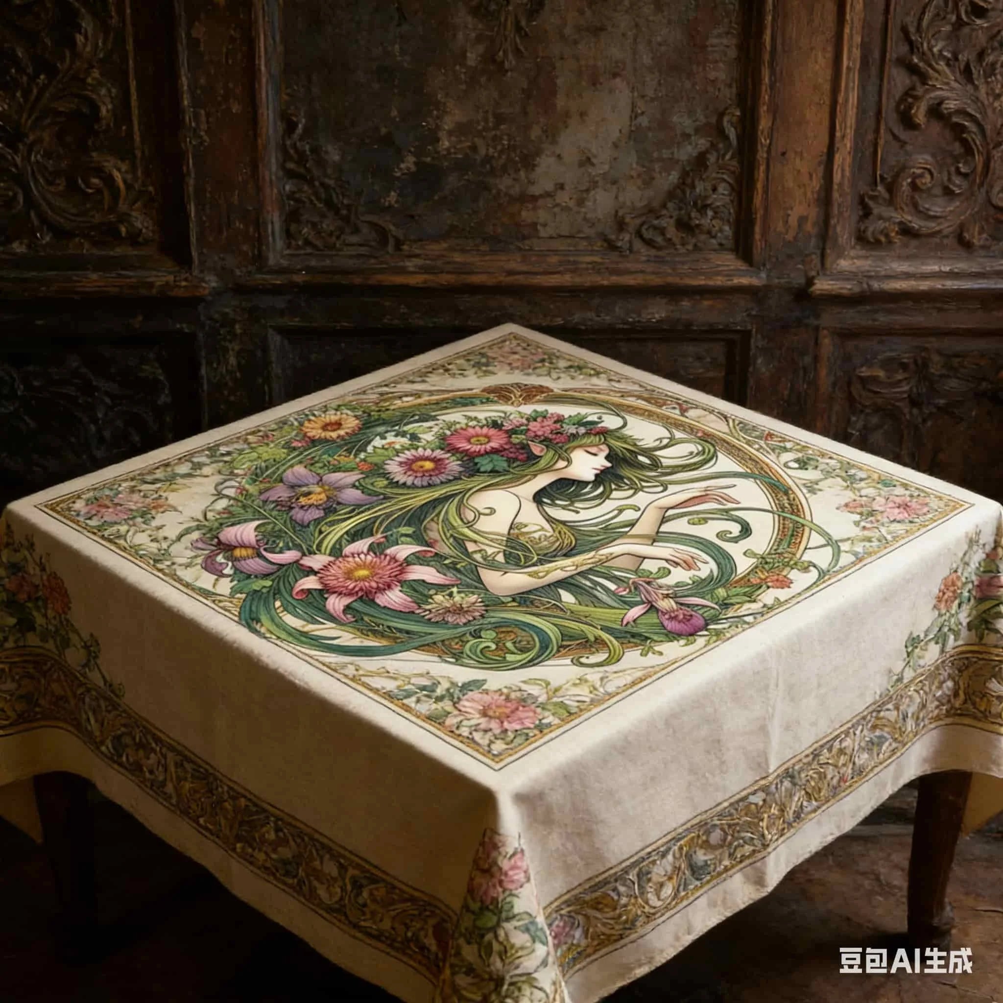 Art Nouveau Fairy Tarot & Altar Cloth