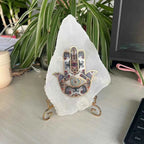 Selenite Fatima Hand Charging Plate