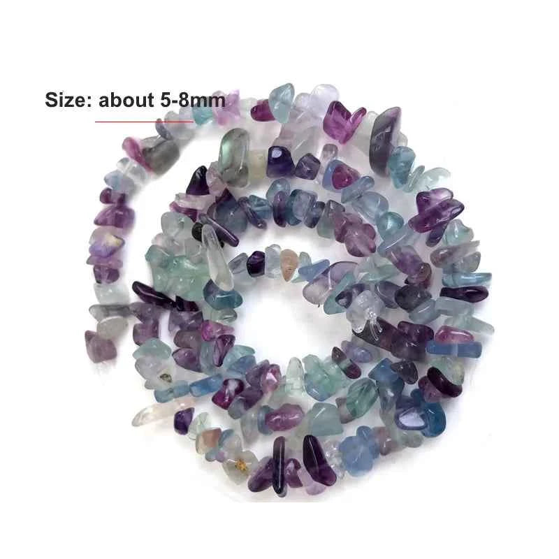 Natural Crystal Chip Bracelet