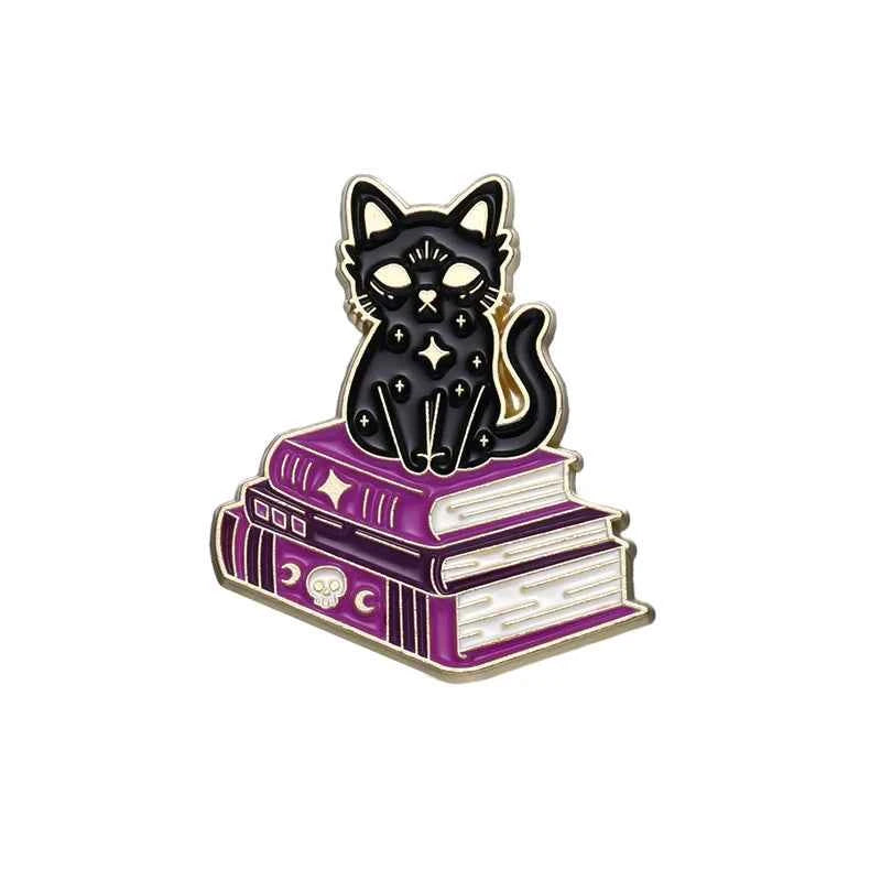 Witch Cat Enamel Pin
