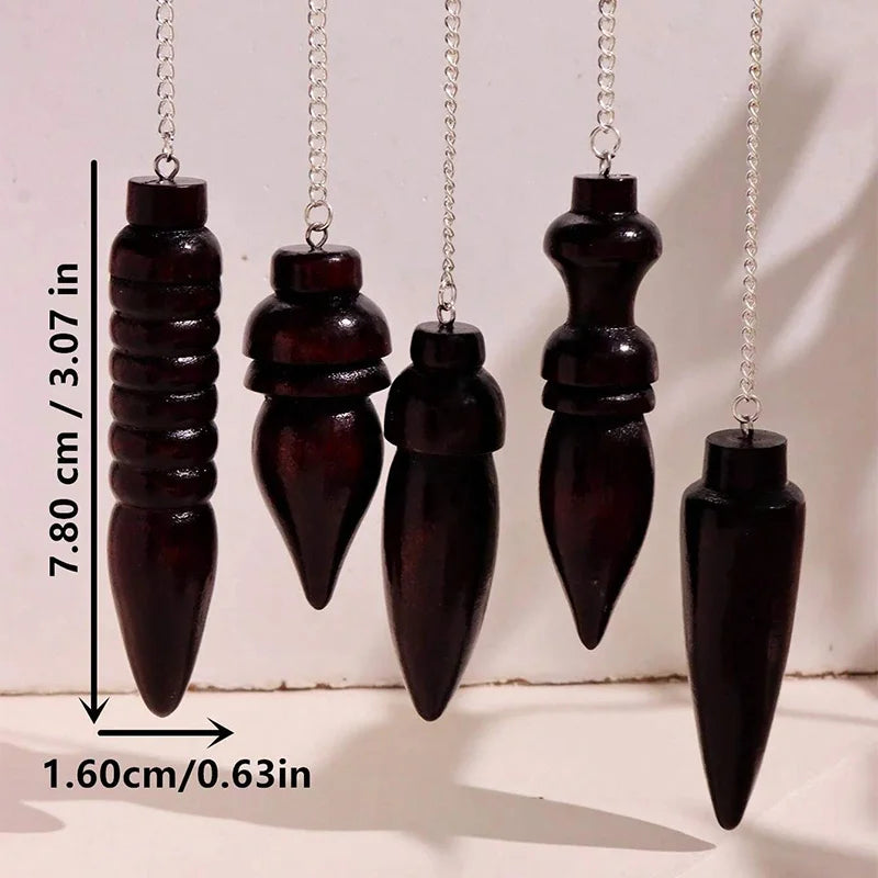 Natural Egyptian Wood Divination Pendulum