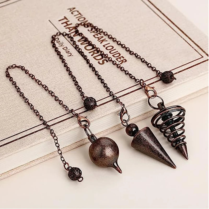 Copper Metal Pendulum for Divination & Energy Work