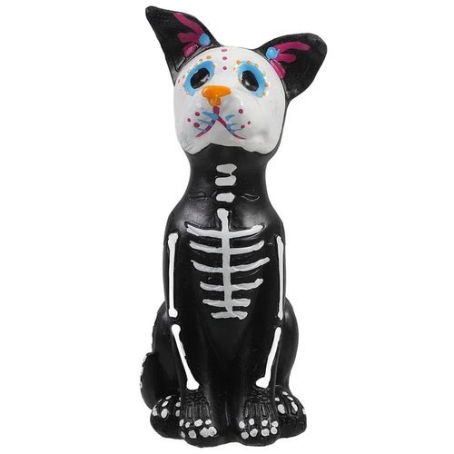 Day of the Dead Dog & Cat Figurines