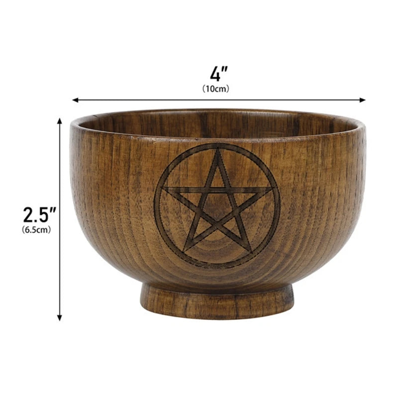Handmade Wooden Altar Bowl – product view 6