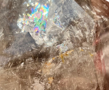 Smoky Quartz Tower with Multiple Enhydro Inclusions