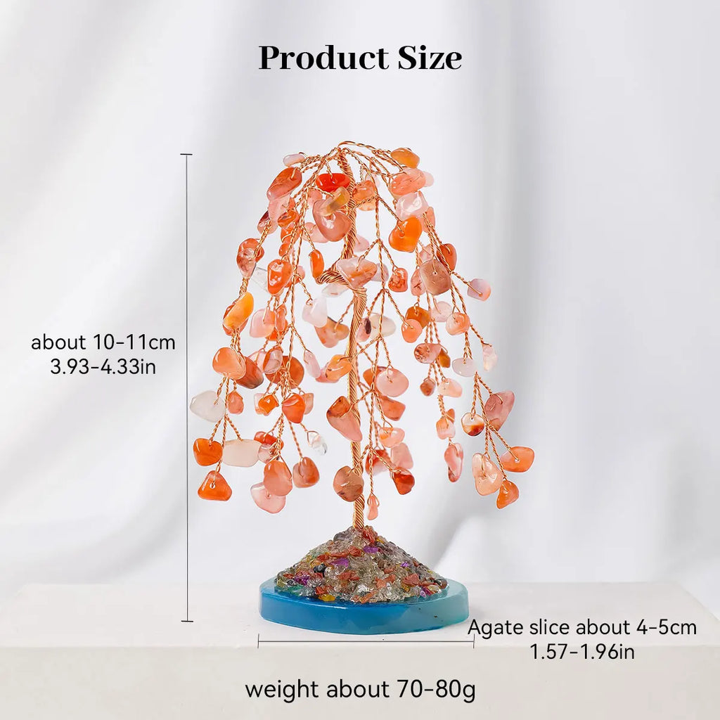 Weeping Willow Crystal Money Tree – Choose Your Stone