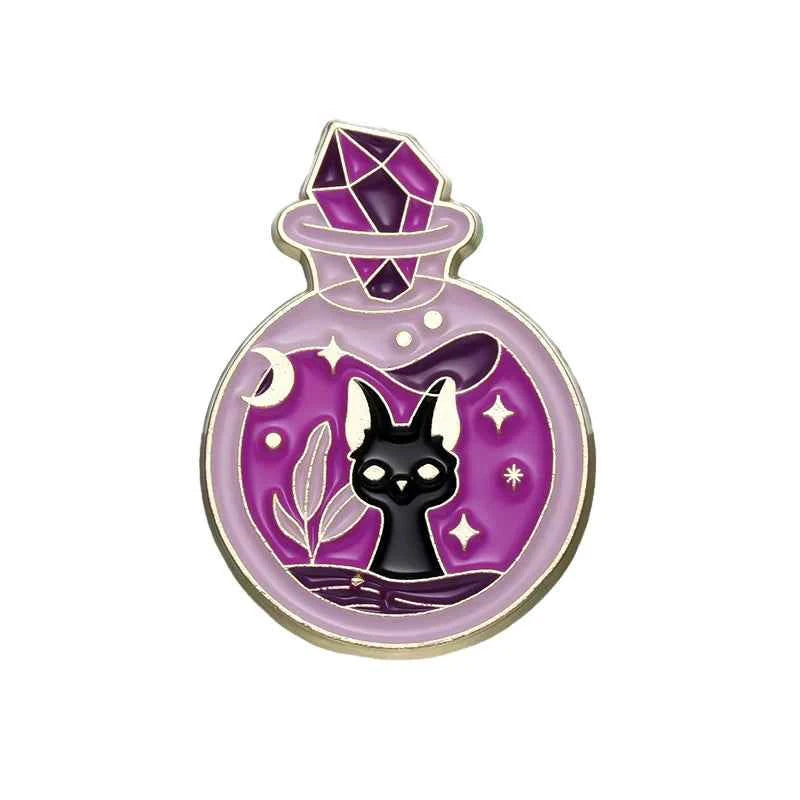 Witch Cat Enamel Pin