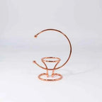 Crescent Metal Crystal Sphere Stand