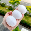 Selenite Palm Stone