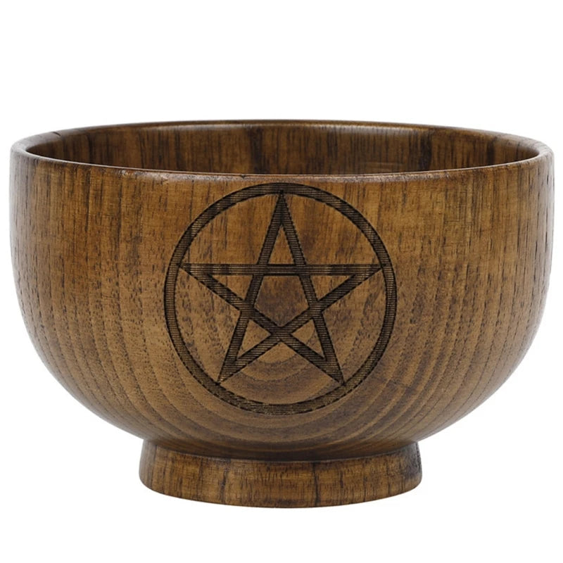 Handmade Wooden Altar Bowl – product view 8