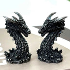 Dragon Head Crystal Sphere Display Stand