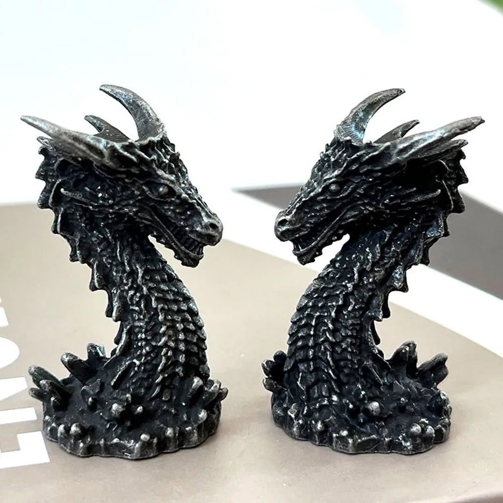 Dragon Head Crystal Sphere Display Stand