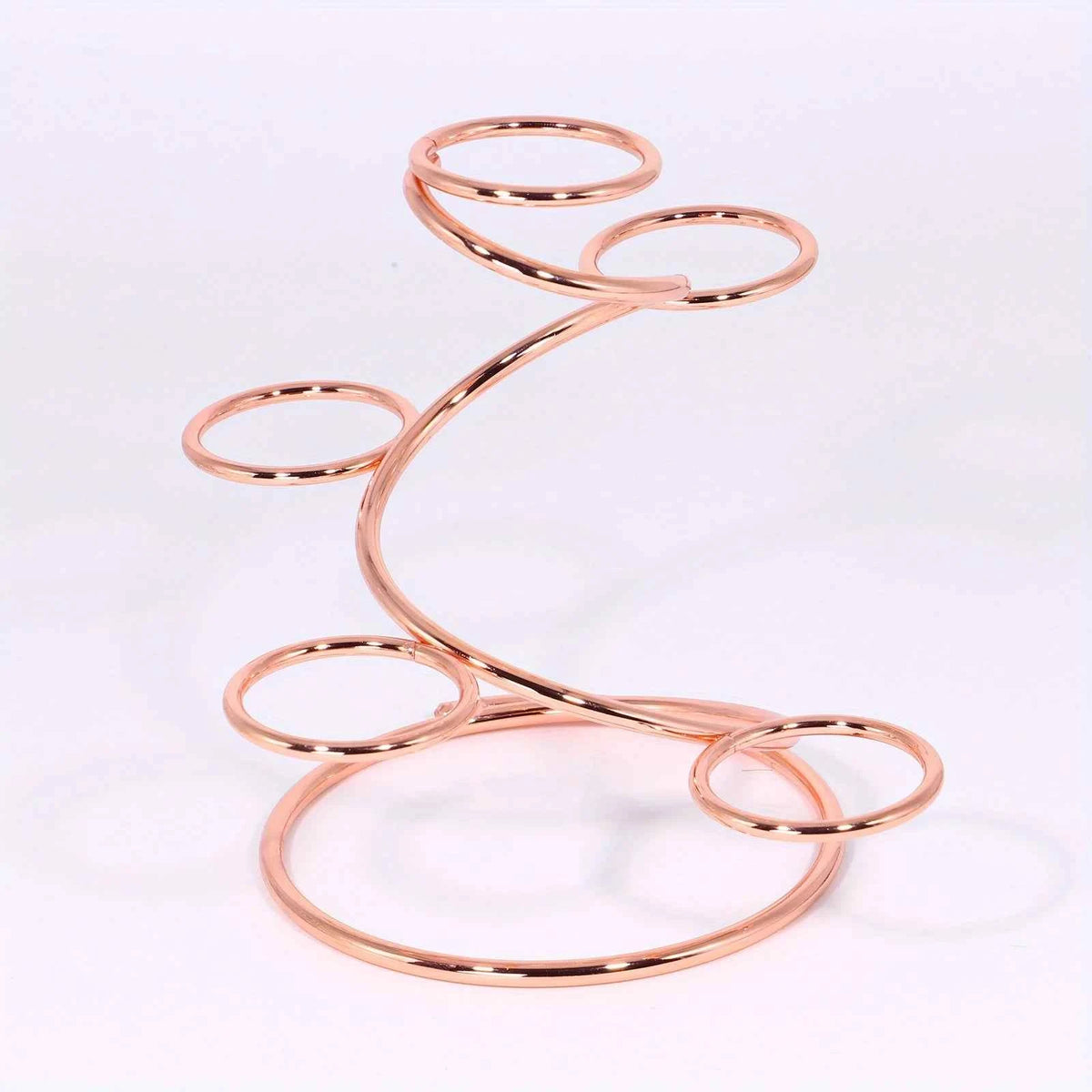 Two-Sphere Metal Crystal Display Stand