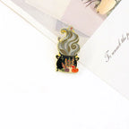 Witch Cauldron Enamel Pin – product view 4