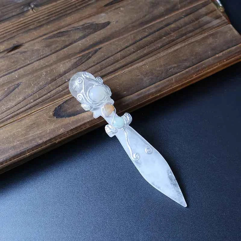 Natural Crystal Dirk Wand – Choose Your Stone