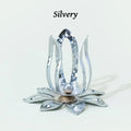 Crystal Flower Bud Sphere Stand – product view 7