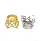 Decorative Metal Crystal Sphere Stands – Hearts, Crowns & Flowers