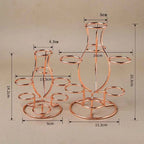Seven-Ball Metal Crystal Display Stand