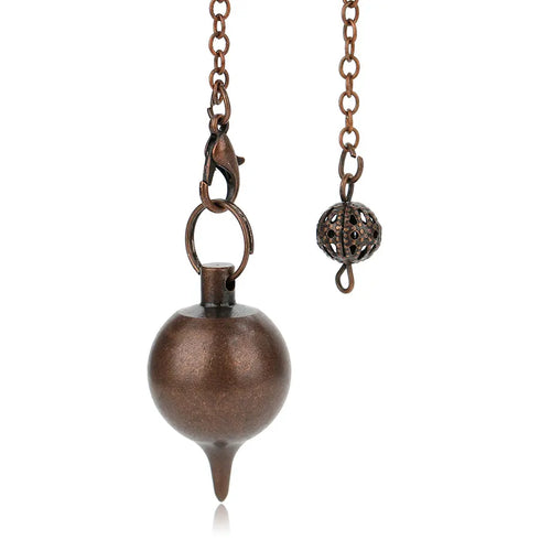 Copper Metal Pendulum for Divination & Energy Work