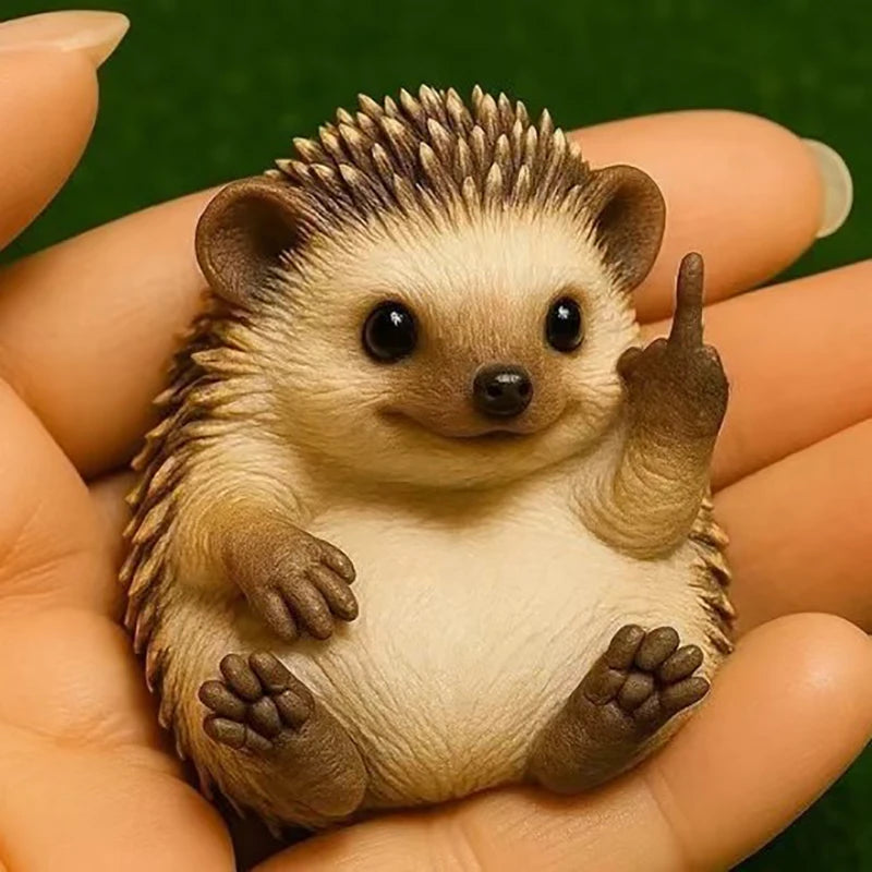 Sassy Middle Finger Animal Figurine