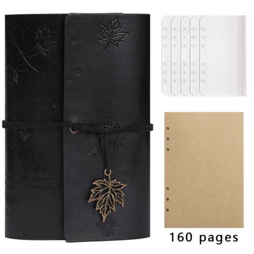 Fallen Leaf Spiral Journal