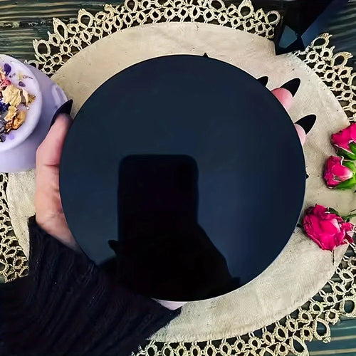 Black Obsidian Scrying Mirror
