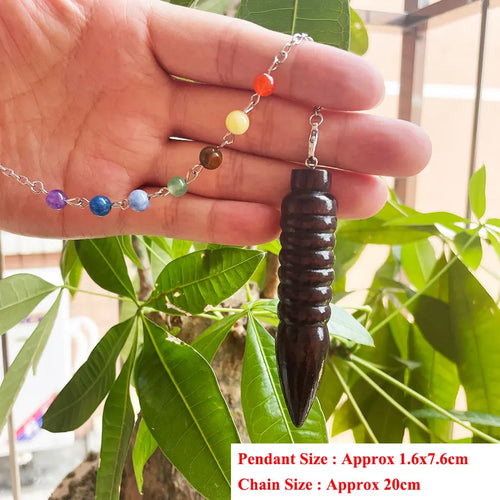 Natural Egyptian Wood Divination Pendulum