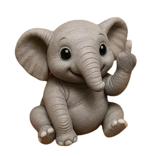 Sassy Middle Finger Animal Figurine