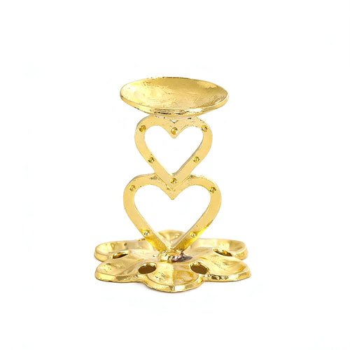 Decorative Metal Crystal Sphere Stands – Hearts, Crowns & Flowers
