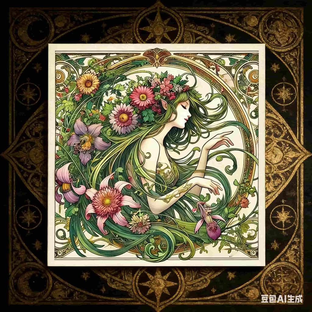 Art Nouveau Fairy Tarot & Altar Cloth