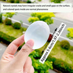 Selenite Palm Stone