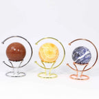 Crescent Metal Crystal Sphere Stand