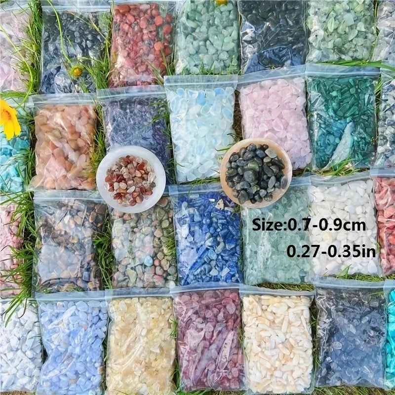 Natural Gemstone Crystal Chips | 7–9mm