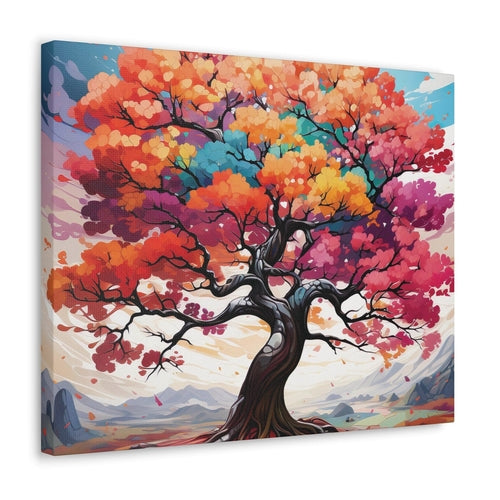 Canvas Wall Art Decor - Multicolor Tree of Life