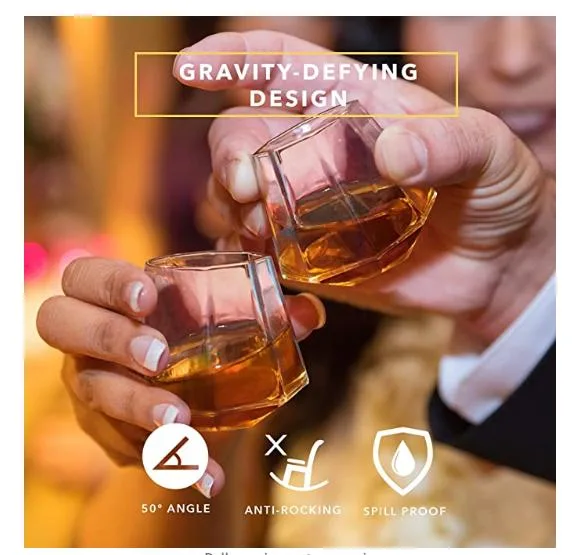 Dragon Glassware Diamond Tilt Shot Glass