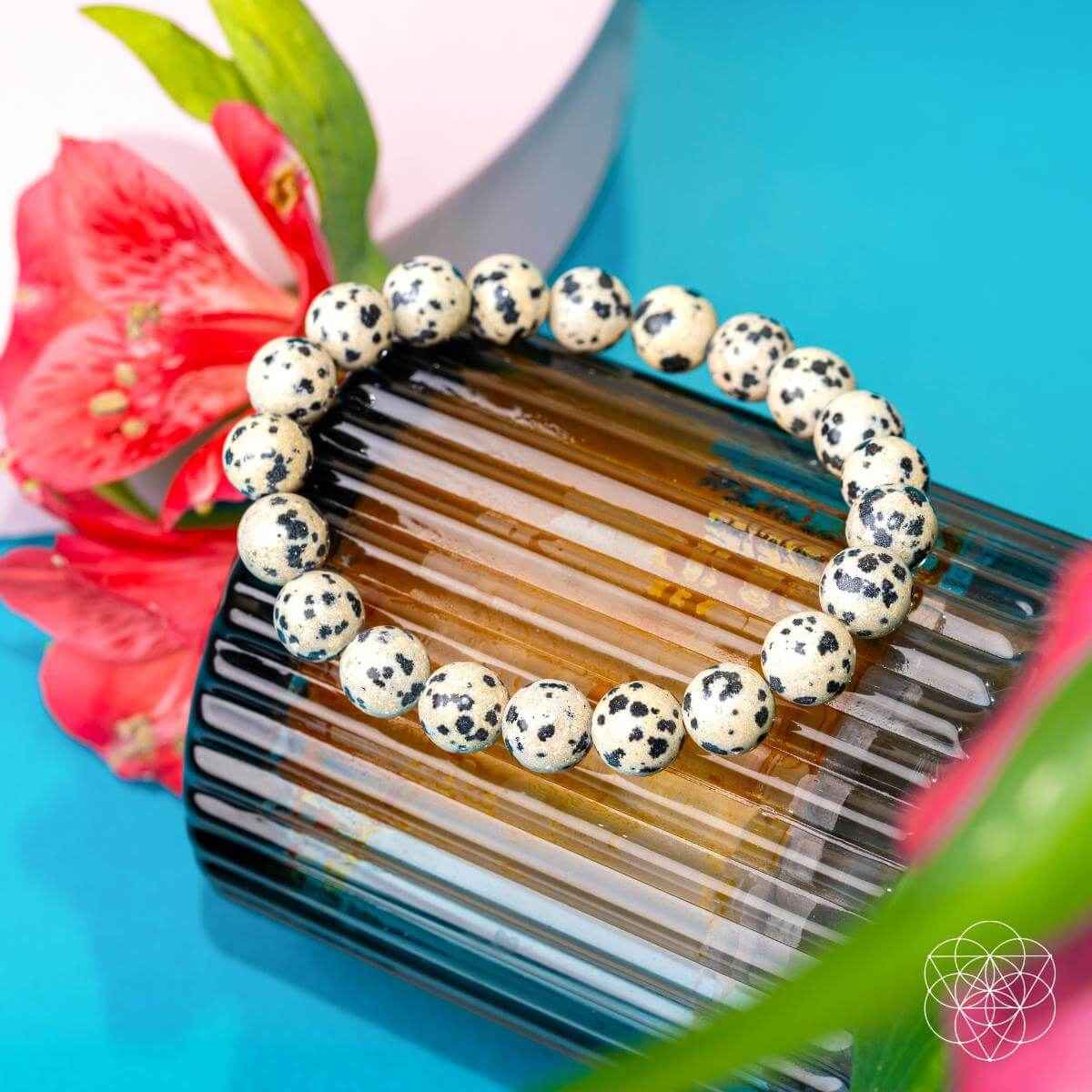 Emotional Detox - Dalmatian Jasper Bracelet