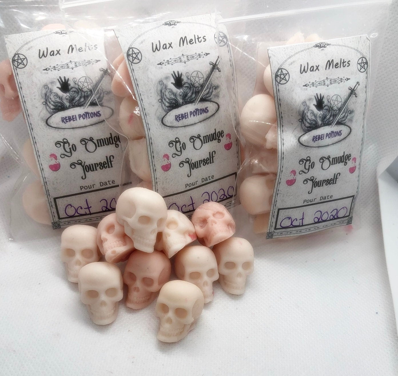 Go Smudge Yourself Skull Wax Melts