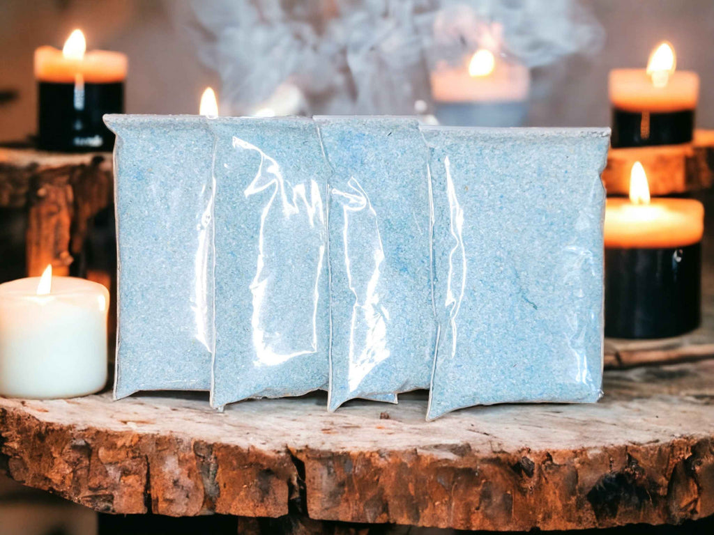 Blue Witches Salt: Calming Ritual Tool with Lavender & Sage