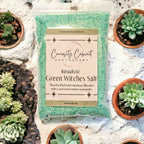 Green Witches Salt | Attract Wealth, Prosperity, and Abundance | Occult | 4 oz Bag | Witchcraft Supplies