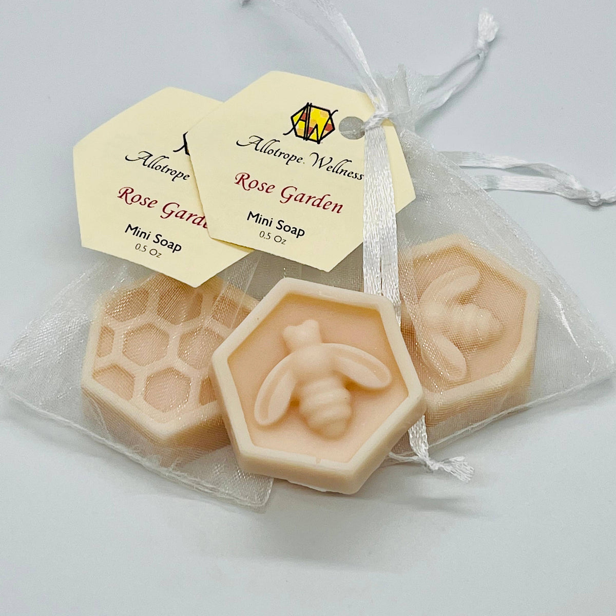 Rose Garden Scented Mini Soap - The Elemental Path